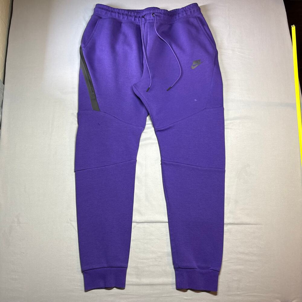 Nike tech purple fleece joggers
